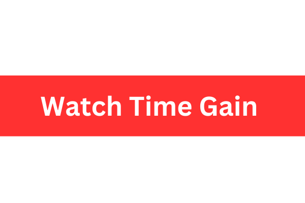 Youtube Watch Time Gain cover