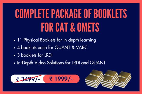 Complete Package of Booklets for CAT & OMETs 2025 (Hard Copies) cover