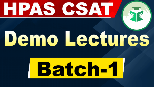 HPAS CSAT Demo Lectures cover