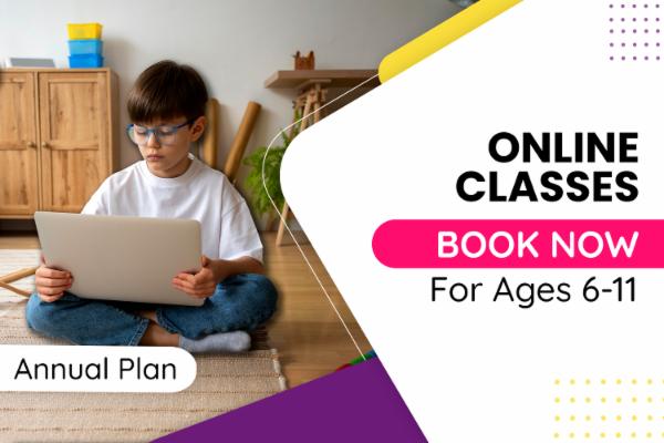 Online Classes Annual Plan for Classes 1 - 6 cover