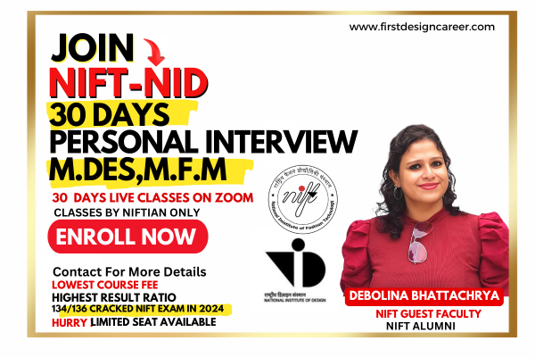 NIFT Personal Interview Live Class Batch cover
