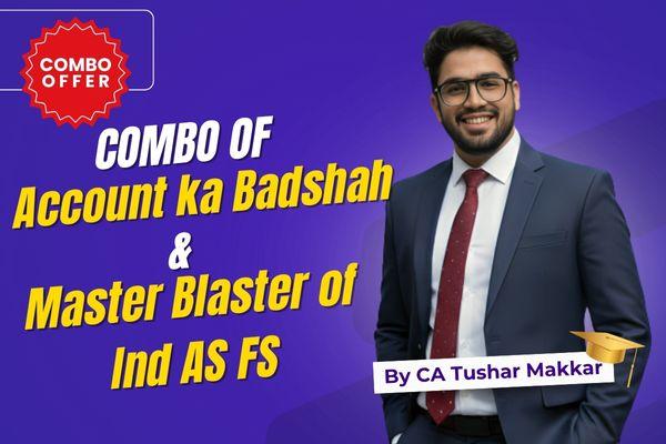 Combo of Accounts ka Badshah and Master Blaster of Ind AS FS cover