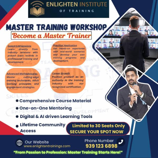 MASTER TAINING WORKSHOP cover