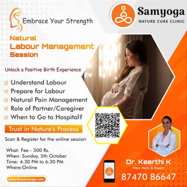Natural Labor Management - Dr. Keerthi cover