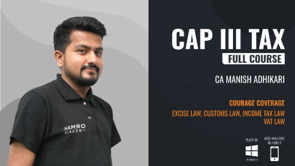 CAP III Tax (Full Course) cover