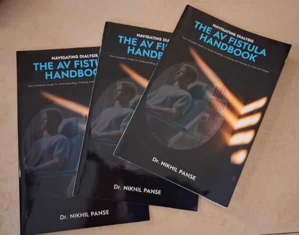 Navigating Dialysis - The AV Fistula Hand book cover