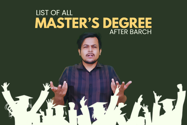 MASTER'S Programs After BArch Degree cover