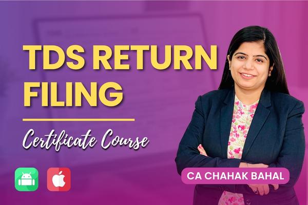 TDS Return Filing Course cover