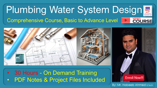 Plumbing Water System Design- Comprehensive Course cover