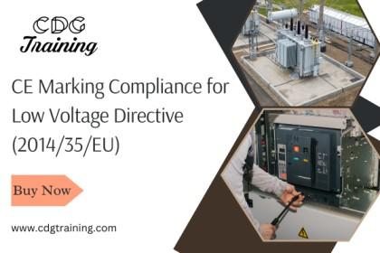 CE Marking Compliance for Low Voltage Directive (2014/35/EU) cover