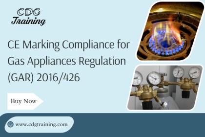 CE Marking Compliance for Gas Appliances Regulation (GAR) 2016/426 cover