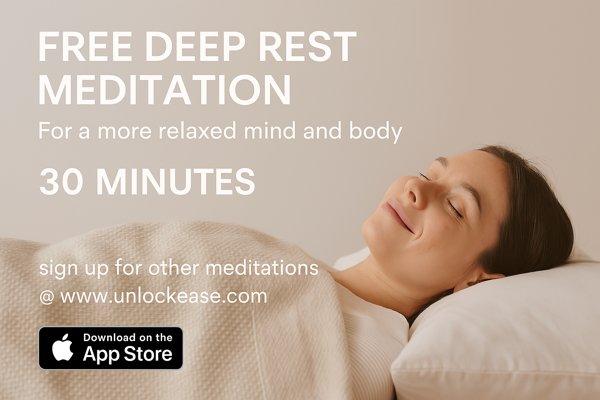 30 minute deep sleep meditation cover