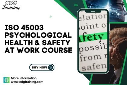ISO 45003 Psychological Health & Safety at Work cover