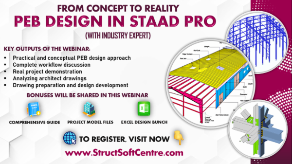 PEB DESIGN IN STAAD PRO (FROM CONCEPT TO REALITY) cover