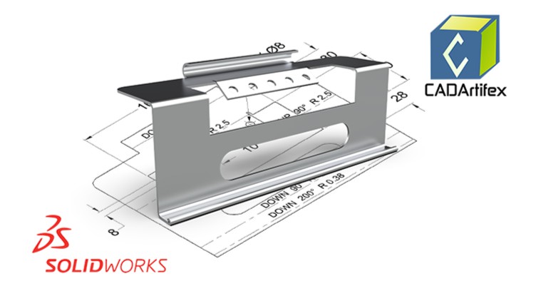 Learn SOLIDWORKS Sheet Metal: From Concept to Creation cover