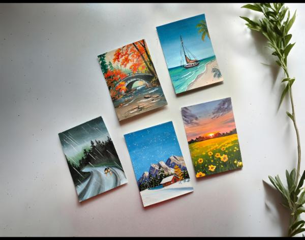 Seasonal Miniatures: A Gouache Painting Course cover