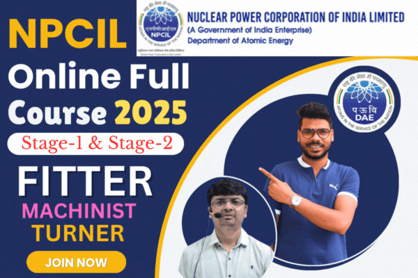 NPCIL Crash Course-2025 {Fitter /Turner/Machinist} cover
