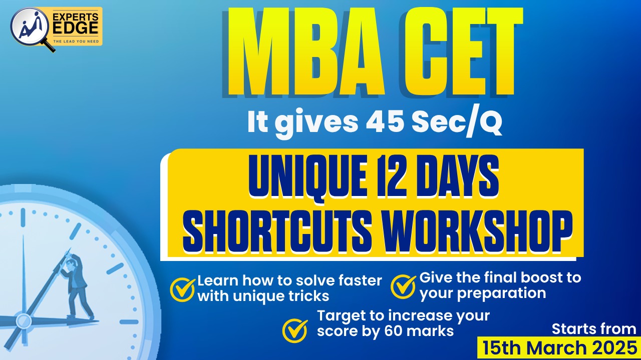 12 Days MBA CET Shortcut Workshop cover