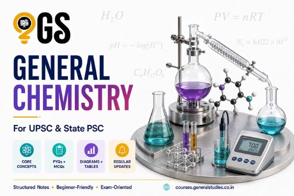 General Chemistry – A Comprehensive Course for UPSC & State PSC & Other Competitive Exams Aspirants cover