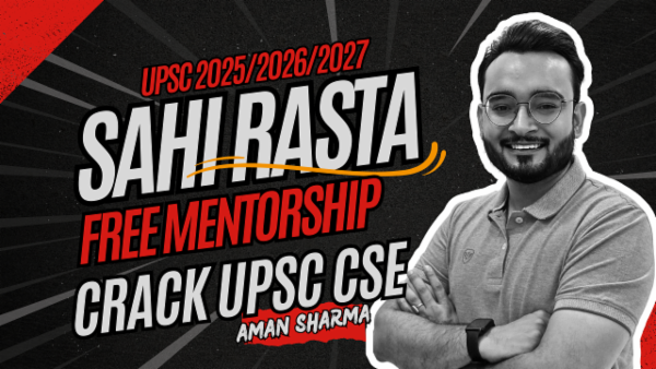 Free UPSC CSE Mentorship Program by Aman Sharma cover