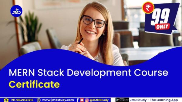 MERN Stack Development Certificate cover
