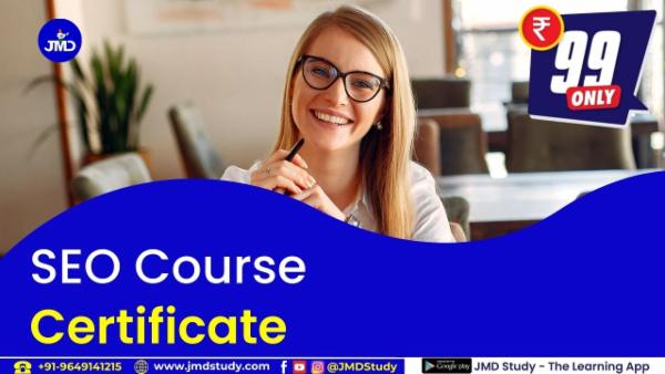 SEO Certificate cover