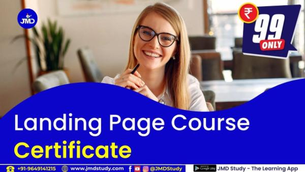 Landing Page Certificate cover