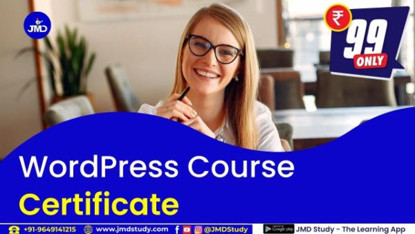 WordPress Certificate cover