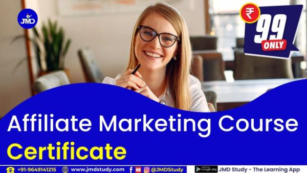 Affiliate Marketing Certificate cover