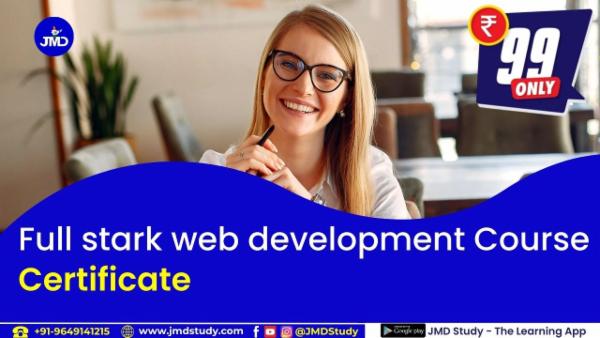 Full stark web development Certificate cover