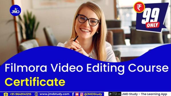 Filmora Video Editing Certificate cover