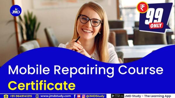 Mobile Repairing Certificate cover