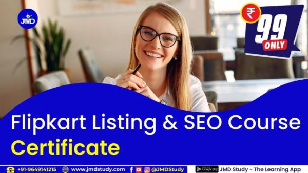Flipkart Listing & SEO Certificate cover