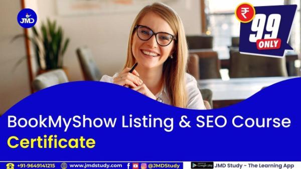 BookMyShow Listing & SEO Certificate cover