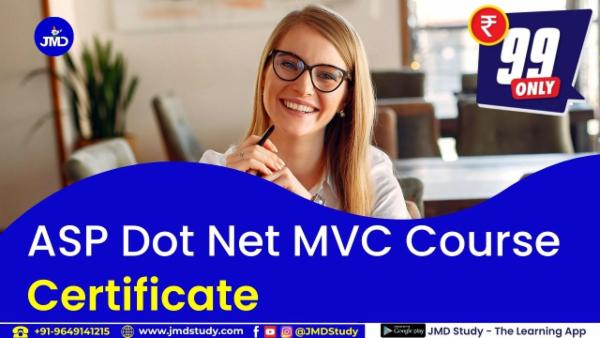 ASP Dot Net MVC Certificate cover