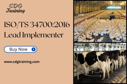 ISO/TS 34700:2016 Lead Implementer cover