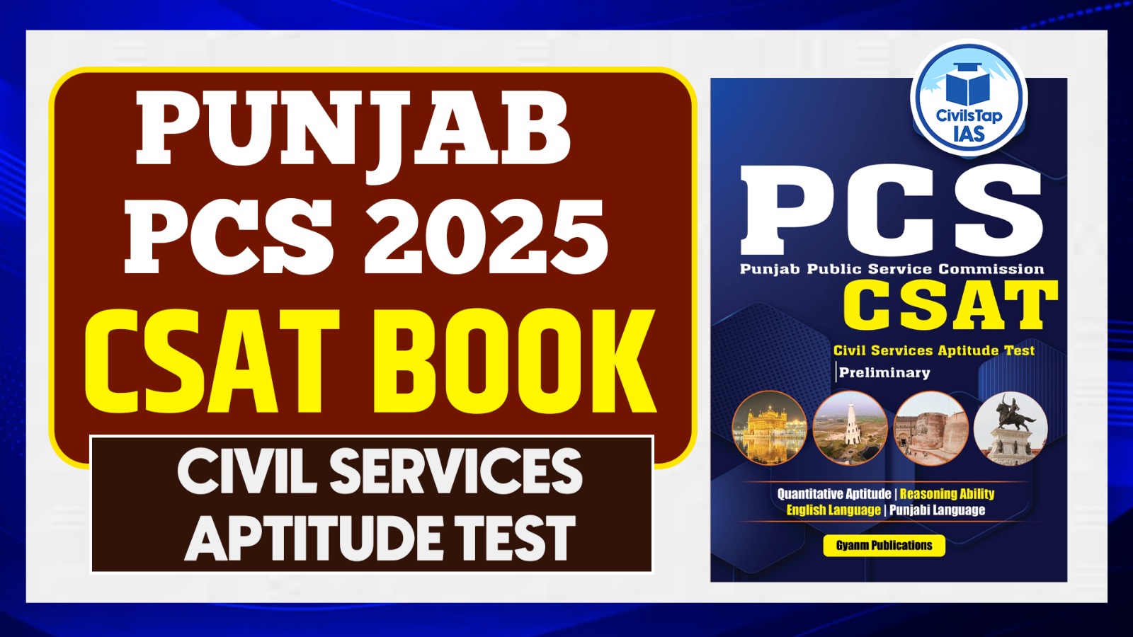 Punjab CSAT Book cover