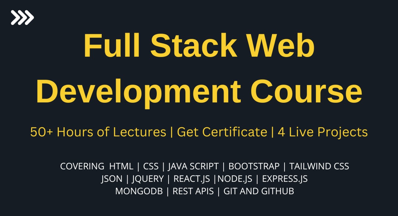 Full Stack Web Development Course [50+Hours] Free cover