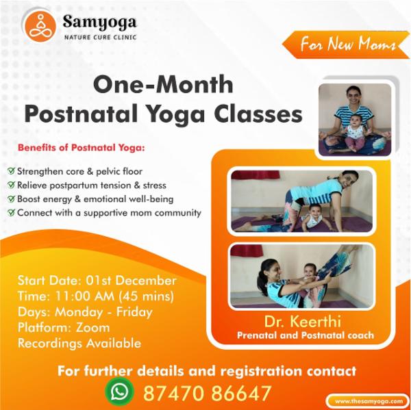 Postnatal Yoga for Moms cover