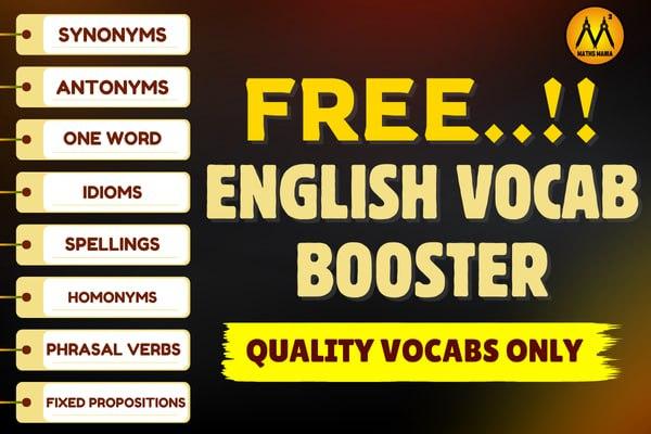 ENGLISH VOCAB BOOSTER 🔥 cover