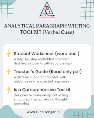 Analytical Paragraph Writing (Student -centric)- X cover