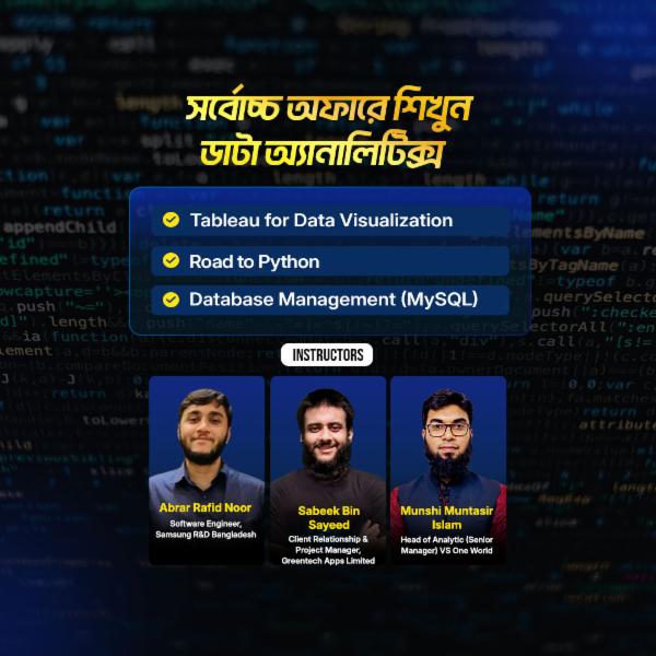 (Combo অফার) Data Analytics Package cover
