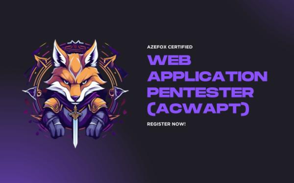 Azefox Certified Web Application Penetration Tester (ACWAPT) cover