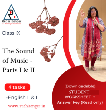 Student Engagement Sheet : The Sound of Music -Parts I &II cover