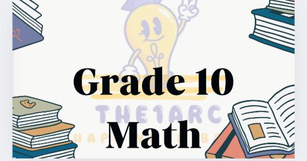 Grade 10 Math cover