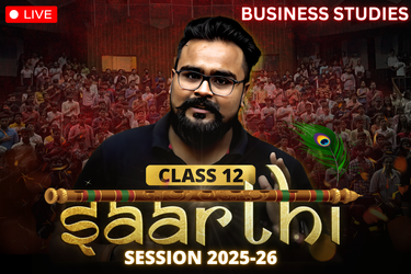 Saarthi "only Business Studies" Class 12 Commerce 🔥 2025-26 cover