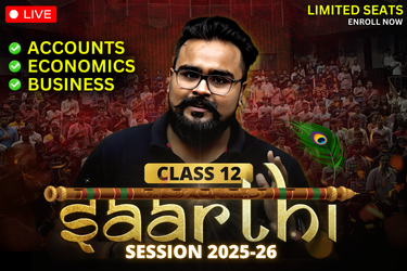 SAARTHI COMPLETE BATCH - 2025-26 🔥 CLASS 12 COMMERCE ( ACC + BST + ECO ) cover