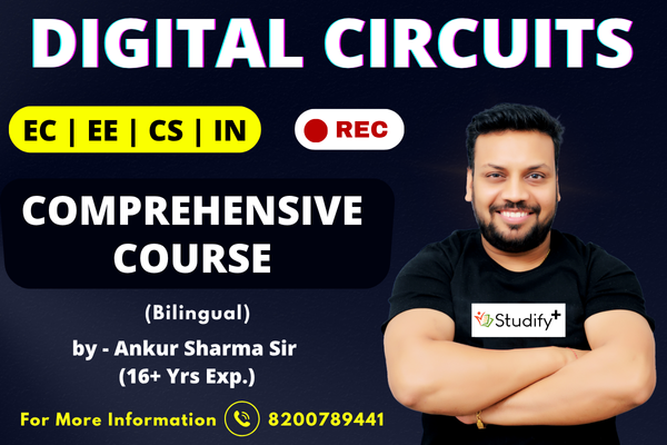 GATE Comprehensive Course Digital Circuits/Logic | EC - EE - CS - IN | Zero To Mastery | Recorded Course cover