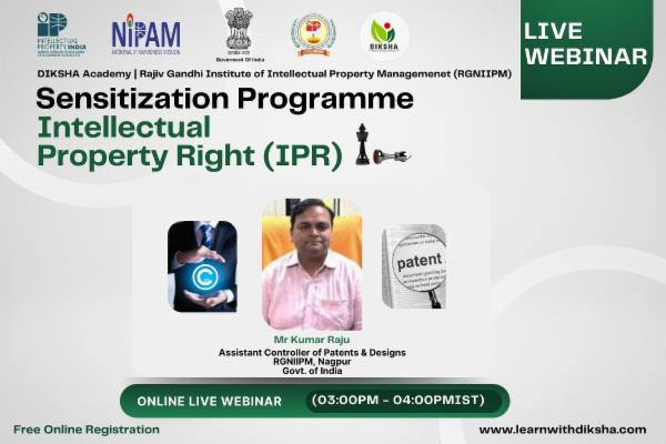 Intellectual Property Right (IPR) - Sensitization Programme cover