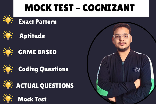 Cognizant GenC Mock Test  cover